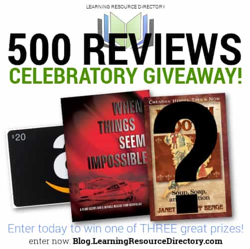 500 Reviews Celebratory Giveway!