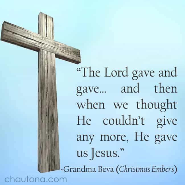 Christmas Embers Quote