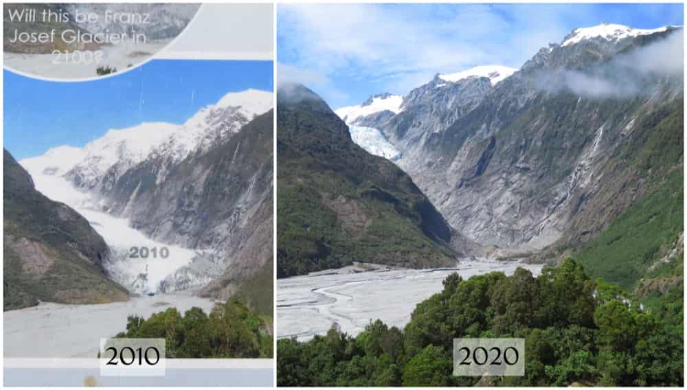 Franz Josef 14 - Then and Now