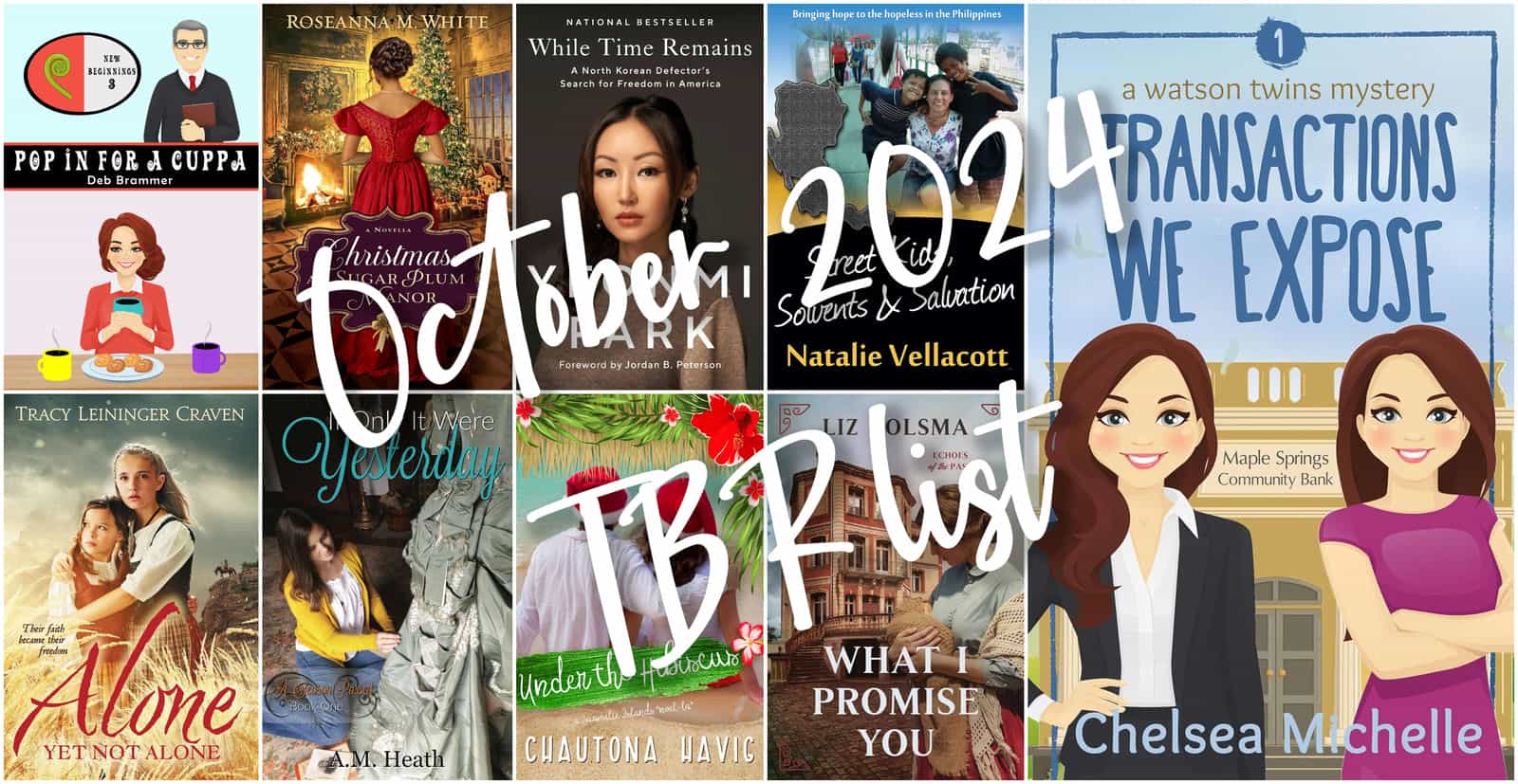 October TBR // new releases (!!) and trying to finish September’s TBR