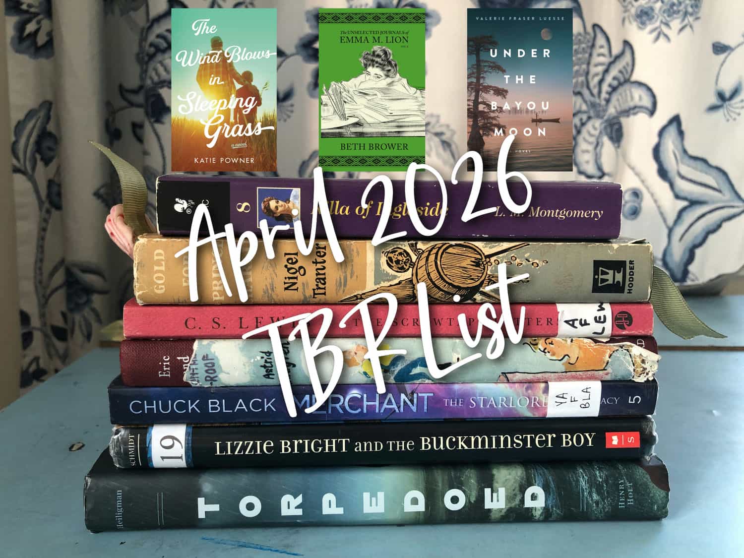 April 2026 TBR list image